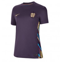 Camisa de Futebol Inglaterra Equipamento Secundário Mulheres Europeu 2024 Manga Curta